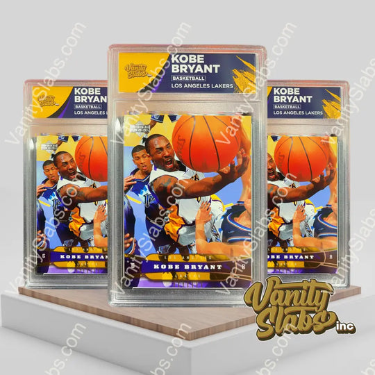 Vanity Slabs 10 Pack Bundle Includes Random Mystery Card For Baseball Football Hockey Basketball