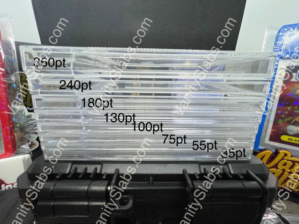 Vanity Slabs Holder 130Pt Thickness For Thick Rpa Patch Size Trading Cards Baseball Football Hockey