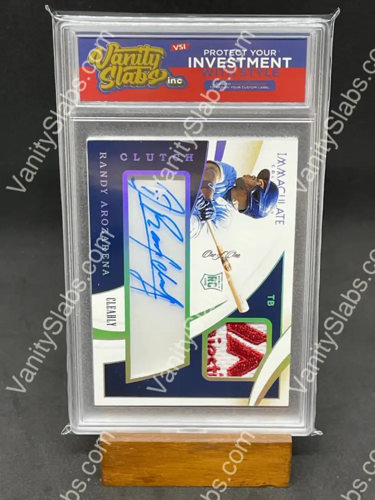 Vanity Slabs Holder 130Pt Thickness For Thick Rpa Patch Size Trading Cards Baseball Football Hockey