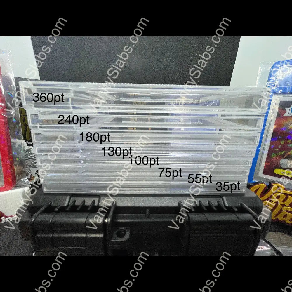 Vanity Slabs Holder 55Pt Thickness For Baseball Football Hockey Basketball Cards Collectible Trading