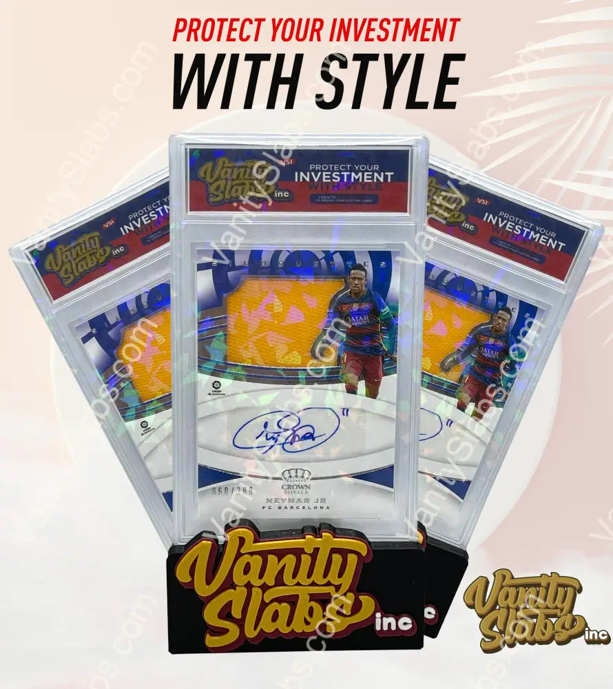 Vanity Slabs Holder For Baseball Football Basketball And Non Sports Collectible Trading Cards